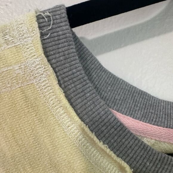 Maurices Long-Sleeve Lace-Up Pullover Sweatshirt Drawstring Hem Gray Trim Size M - Picture 5 of 16